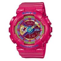 ราคา ลดเพิ่ม 330 ใส่โค้ด INCZ8H3 Casio baby-g นาฬิกาข้อมือผู้หญิง Pink สายเรซิ่น รุ่น BA-112-4ADR (6341361188)