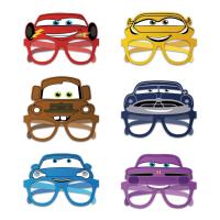 ราคา 12 ชิ้นรถยนต์ Lightning Mcqueen Theme Party กระดาษ Eye Masks ของเล่นเด็กแว่นตากระดาษ (42666905803)