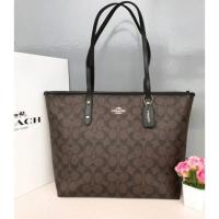 ราคา Coach tote f58292 ลายซีสีดำ (422854999)