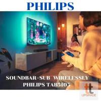 ราคา ลำโพง SOUNDBAR+SUB WIRELESSLY PHILIPS TAB5150 (25868451141)