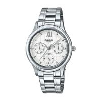 ราคา Casio Standard นาฬิกาข้อมือผู้หญิง สายสแตนเลส รุ่น LTP-E306D-7A - สีเงิน (964352739)