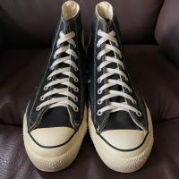 ราคา Converse Chuck Taylor Hi “Black” 1980s Made In USA 80s หัวเล็กๆ©️คอนเวิร์ส (43252969924)