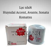 ราคา กรองน้ํามันเครื่องสําหรับ Hyundai Accent, Avante, Sonata, Komatsu - รหัส C1605 (41264864844)