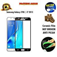 ราคา กระจกนิรภัย Samsung Galaxy J700 J7 2015 J7 Core Full Cover / ฟิล์มเซรามิคแบบเต็มหน้าจอ Anti-Scratch (28482106088)