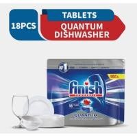 ราคา Finish Quantum Power Ball Dishwasher Cleaning Tablets 18pcs (9016492742)