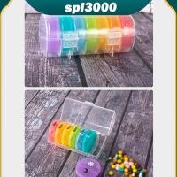 ราคา กล่องตลับยา พลาสติก ทรงกลม กันฝุ่น ป้องกันความชื้น แบบพกพา 1 2 3 ช่อง (25109745722)