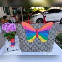 ราคา Used Gucci Tote ฝีเสื้อหลากสี (4710201540)