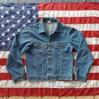 ราคา Vintage Denim Jacket ผ้าเก่า หนาสภาพดี ผ่านการใช้งานน้อย แพทเทิร์นนิยมคล้าย Lee Riders Made in Japan (26082496476)