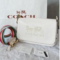 ราคา กระเป๋าสะพายข้าง COACH JES LEATHER MESSENGER Chalk F72703 (28887659690)