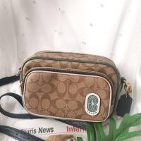 Coach 91009 Court Crossbody In Signature Nylon กระเป๋าสะพายข้าง