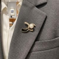 ราคา เข็มกลัดมุก Double C ดีไซน์หรูหรา สําหรับติดเสื้อ (43122330530)