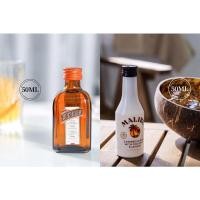 ราคา Malibu coconut 50ml รสมะพร้าว และ Cointreau French orange รสส้ม สำหรับทำเค้กส้ม เบเกอรี่ topping icream ไอศกรีม (19564663805)