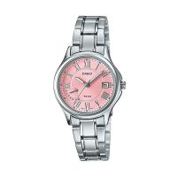 ราคา Casio Standard นาฬิกาข้อมือสุภาพสตรี สายสแตนเลส รุ่น LTP-E116D-4AVDF (Pink) (192672915)
