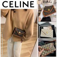 ราคา ♞CELINE TRIOMPHE Women's Crossbody Bag DA (28781653731)