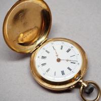 ราคา นาฬิกามือสอง ของแท้ นาฬิกาพกไขลาน CYLINDRE 10 rubis pocket watch 1900 ขนาดตัวเรือน 33 mm (3644565662)