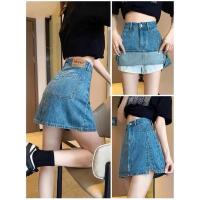 ราคา กระโปรงยีนส์มีซับใน กระโปรงยีนส์ทรงเอ ผ่าข้าง (27471418009)