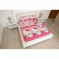 ราคา ผ้าปูที่นอน Ladyrose Lady Rose Queen Size 160 Kitty Cappuccino Motif (41104980748)
