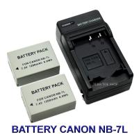 ราคา (Set 2+1)NB-7L / NB7L Battery and Charger For Canon Powershot SX30 IS,SX30IS,G10,G11,G12,Canon CB-2LZ BY TERBTOE SHOP (17389860664)