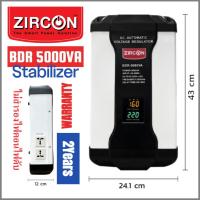 ราคา STABILIZER ZIRCON New! BDR 5000VA เครื่องควบคุมแรงดันไฟกันไฟตกไฟเกินไฟกระชาก(ไม่สำรองไฟตอนไฟดับ)ประกัน 2ปี (26557634476)