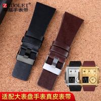 ราคา สายนาฬิกาข้อมือหนังแท้ สําหรับ Diesel DZ7395 4323 1657SEVENFRIDAY 28 มม. 30 มม. 32 มม. (24566861314)