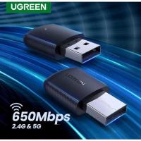 ราคา UGREEN รุ่น 20204,50340 อะแดปเตอร์ Wifi ตัวรับสัญญาณ WiFi 650Mbps / 1300Mbps USB WiFi 2.4G / 5G Network *คอมพิวเตอร์ (12682457438)