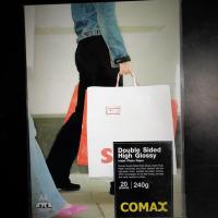 ราคา กระดาษปริ้นรูป Double Sided High Glossy ยี่ห้อ COMAX 20แผ่น 240g A4 (1022810381)