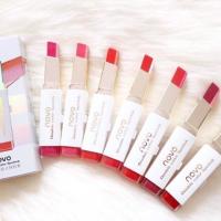 ราคา ลิป2โทน (แท้%) ซื้อ 1 ฟรี 1 NOVO Double Color Lipstick Moisturizing Gradient Lipstick (316920072)