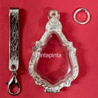 ราคา (แถมแหนบ)ตลับพระ กรอบพระ กรอบเงิน จี้ใส่พระ ตลับเงินใส่เหรียญหลวงพ่อรุ่ง พิมพ์นิยม (10492190969)