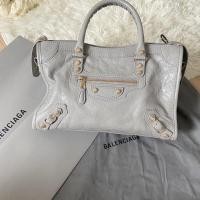 ราคา ✨Used like New✨Balenciaga mini city สีเทาหมุดทอง ของแท้ 10000% สภาพใหม่มาก (18500787318)