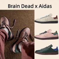 ราคา ของแท้100%⭐ รองเท้า Brain Dead x Adidas Originals STAN SMITH ทรงต่ำ สวมใส่สบาย ทนทาน Unisex (41069590971)