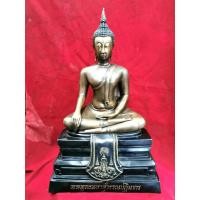 ราคา พระพุทธมหาสุวรรณปฏิมากร (หลวงพ่อทองคำ) วัดไตรมิตร เนื้อทองเหลือง ปี2538 หน้าตัก9นิ้ว (29788882857)