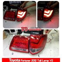 ราคา ไฟท้าย ไฟท้ายแต่ง Fortuner 2012 2013 2014 ลาย BMW V2 3 สี แดงขาว ดำแดง smoke (6194713495)