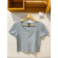 ราคา GAP เสื้อครอปผ้าร่องงานแบรนด์Gap XS (24544403273)