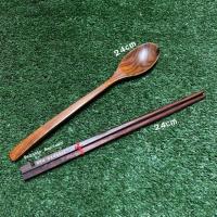 ราคา เชตคู่ ช้อนกับตะเกียบไม้พยุงสำหรับทานอาหาร (4354740247)