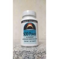 ราคา อาหารเสริมเพิ่มสารต้านอนุมูลอิสระสูตรเข้มข้น Source Naturals, SOD Power, 250 mg, 60 Tablets (28212912952)