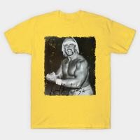 ราคา เสื้อยืด Vintage Retro Hulk Hogan T-Shirt แท้ Cotton 100% แฟชั่น เสื้อกีฬา สีดำ สินค้ามาใหม่ (29191011286)