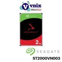 ราคา SEAGATE 2TB HDD (ฮาร์ดดิสก์ 3.5 นิ้ว) SEAGATE IRONWOLF - 5400RPM SATA3 (ST2000VN003) รับประกัน 3 ปี By Vnix Group (21573865987)