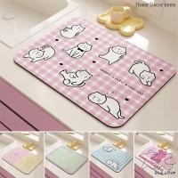 ราคา โดปามีน ลายสก๊อตเคาน์เตอร์ครัวท่อระบายน้ําแผ่นห้องน้ําอ่างล้างจานดูดซับน้ําแห้งเร็วเสื่อครัวชามจานจานโต๊ะรับประทานอาหารเสื่อ (44318370800)