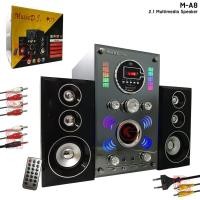 ราคา Music D.J. ลำโพง SPK (2.1) Bluetooth (M-A8) FM+USB (6262399865)