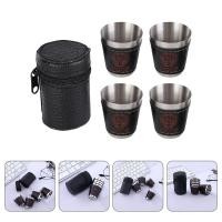 ราคา Glass Espresso Glass Whiskey Cups Coffee Cup Drinking Vessel Stainless Steel Steel Drinking Cups Travel (27763973312)