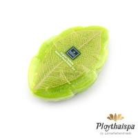 ราคา สบู่สมุนไพรมาดามเฮงรูปใบไม้กลิ่นชาเขียวMadame Heng Aroma sap Green Tea soap (7261032246)