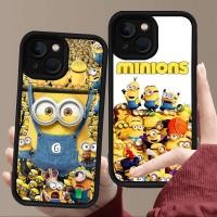 ราคา E2 เคสมินเนี่ยนน่ารักสําหรับซิลิโคนสีดํา iPhone 7 13 6s 6 8 14 Pro Max Plus (43560250812)