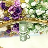 ราคา Wedgwood Jasperware Miniature Sage Green Tankard Mug แก้วมักจิ๋ว (18089177212)