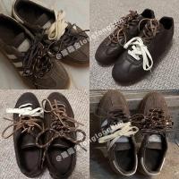 ราคา Long Gold เหมาะสําหรับ miu Brown Laces Racing รองเท้า Forrest Gump รองเท้าเทรนนิ่งเยอรมันสีสันสดใสหญิง Dopamine Double Shoe Rope-03 (28972708946)