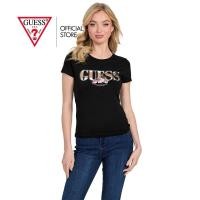 ราคา GUESS เสื้อยืดแขนสั้นผู้หญิง รุ่น QBOI74K9TJ1 สีดำ (41608158833)