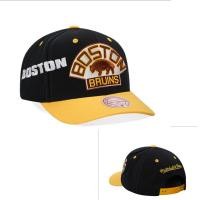 ราคา Mitchell & Ness Boston Bruins Vintage Logo Pro Crown Fit หมวก Snapback (40465027810)