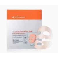 ราคา MediAnswer Real Skin Fit Collagen Mask สำหรับผิวออกแดด ฟื้นฟูผิวเร่งด่วนจากรังสียูวี พร้อมลดเลือนริ้วรอย (25627189985)