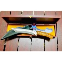 ราคา มีดพกใบตายFoxพร้อมกล่องไม้ (12682436033)