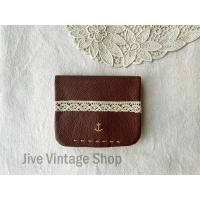 ราคา กระเป๋าสตางค์ vintage handmade หนังแท้ผสมผ้าแคนวาส ใบสั้น สองพับ เท่ห์มาก สไตล์ญี่ปุ่นแท้ๆ มือสองสภาพดีจากตู้ญี่ปุ่น (15399709030)