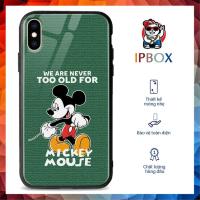ราคา IPBOX เคสมิกกี้เมาส์พิมพ์ลายขอบสีดําสําหรับ Iphone 11Pro/Se/6/6S/7/8Plus/X/Xs/Max/Xr (41813484733)